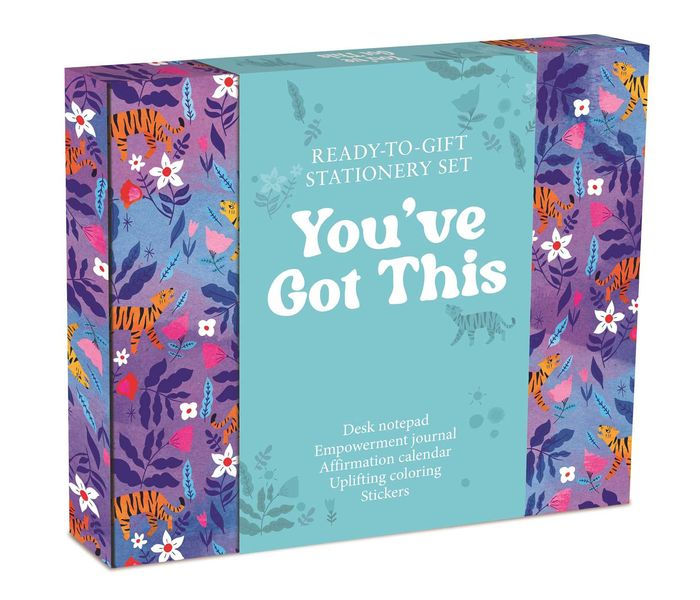 You've Got This ReadytoGift Stationery Set with Desk Notepad, Empowerment Journal
