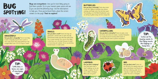 Bugs and Nature: A Sticker and Activity Book for Curious Little Explorers