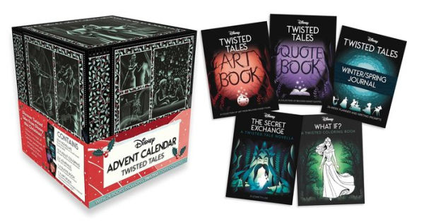 Disney: Twisted Tales Advent Calendar: With 10 New Short Stories, Coloring Books, Exclusive Content, and More