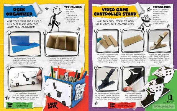 Diary of a Wimpy Kid: Pop Heads 3D Crafts: Quick & Easy to Assemble Life-Like Characters, Plus Crafts, Activities, and More