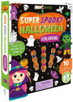 Alternative view 1 of Super Spooky Halloween Coloring: with 10 Stackable Pumpkin Shaped Crayons