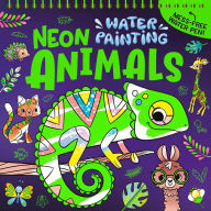 Title: Water Painting: Neon Animals: Mess Free Activity Book, Author: IglooBooks