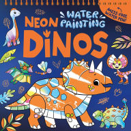 Title: Water Painting: Neon Dinos: Mess Free Activity Book, Author: IglooBooks