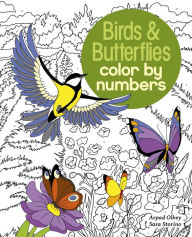 Title: Birds & Butterflies Color by Numbers, Author: Sara Storino