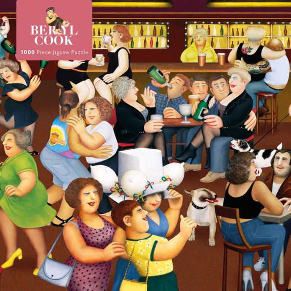 Adult Jigsaw Puzzle Beryl Cook: Date Night: 1000-Piece Jigsaw Puzzles