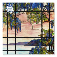 Title: Adult Jigsaw Puzzle Tiffany Studios: View of Oyster Bay (500 pieces): 500-piece Jigsaw Puzzles