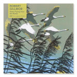 Alternative view 1 of Adult Jigsaw Puzzle Robert Gillmor: Swans Flying over the Reeds (500 pieces): 500-Piece Jigsaw Puzzles