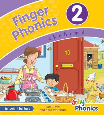 Finger Phonics Book 2: In Print Letters (American English Edition)