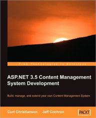 Title: ASP.NET 3.5 CMS Development, Author: Curt Christianson