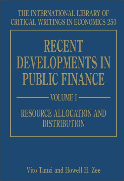 Recent Developments in Public Finance
