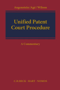 Title: Unified Patent Court Procedure: A Commentary, Author: Christof Augenstein