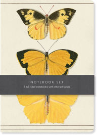 Title: Butterfly Notebook Set: 3 A5 ruled notebooks with stitched spines, Author: Bodleian Library
