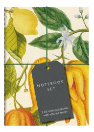 Title: Botanical Art Notebook Set - Lemon, Chillis and Apples: 3 A5 Ruled Notebooks with Stitched Spines, Author: Bodleian Library
