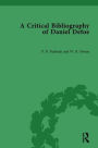 A Critical Bibliography of Daniel Defoe / Edition 1