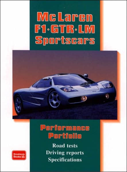 Mclaren F1 Gtr Lm Sportscars Performance Portfolio By R M Clarke