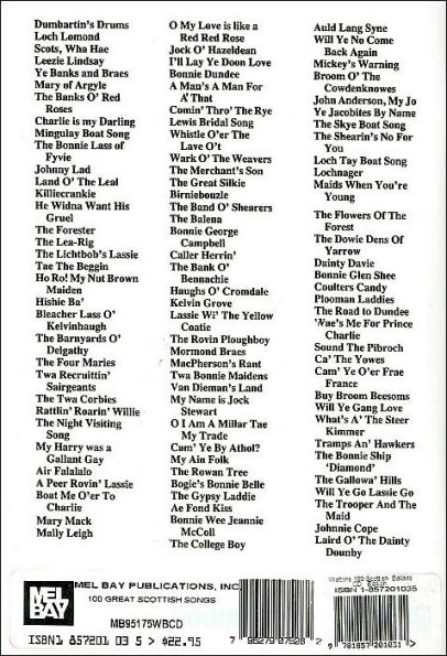 100 Great Scottish Songs with Words and Music