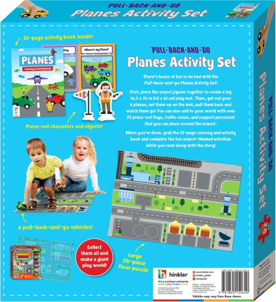 Pull Back and Go Planes Activity Set