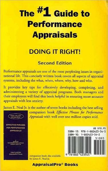 The # 1 Guide to Performane Appraisals : Doing It Right! / Edition 2