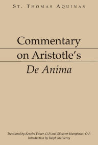 Title: Commentary on Aristotle's De Anima, Author: Thomas Aquinas