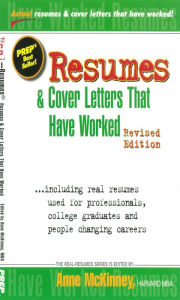 Title: Resumes & Cover Letters That Have Worked, Author: Anne McKinney