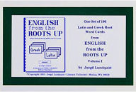 English from the Roots Up Vol 1 Flash Cards