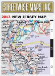 Alternative view 6 of Streetwise New Jersey Map - Laminated State Road Map of New Jersey - Folding Pocket Size Travel Map (2013)