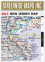 Alternative view 6 of Streetwise New Jersey Map - Laminated State Road Map of New Jersey - Folding Pocket Size Travel Map (2013)