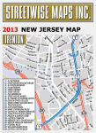 Alternative view 9 of Streetwise New Jersey Map - Laminated State Road Map of New Jersey - Folding Pocket Size Travel Map (2013)