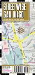 Alternative view 1 of Streetwise San Diego Map - Laminated City Center Street Map of San Diego, California - Folding Pocket Size Travel Map With Metro (2014)