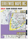 Alternative view 9 of Streetwise San Diego Map - Laminated City Center Street Map of San Diego, California - Folding Pocket Size Travel Map With Metro (2014)