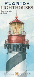 Florida Lighthouses Illustrated Map and Guide