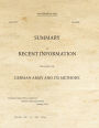 Summary of Recent Information Regarding the German Army and Its Methods