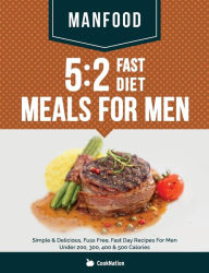 Title: Manfood: 5:2 Fast Diet Meals For Men: Simple & Delicious, Fuss Free, Fast Day Recipes For Men Under 200, 300, 400 & 500 Calories, Author: Cooknation