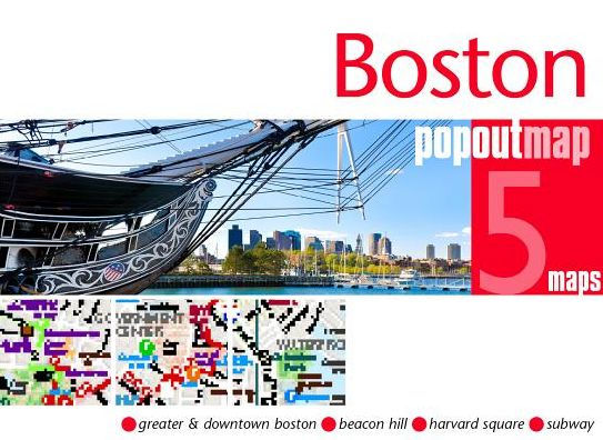 Boston Popout Map By Compass Maps Ltd Other Format Barnes Noble