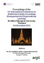 Proceedings of The 12th International Conference on Intellectual Capital Knowledge Management & Organisational Learning ICICKM 2015