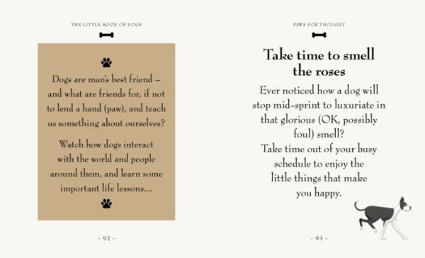 The Little Book of Dogs: Woofs of Wisdom