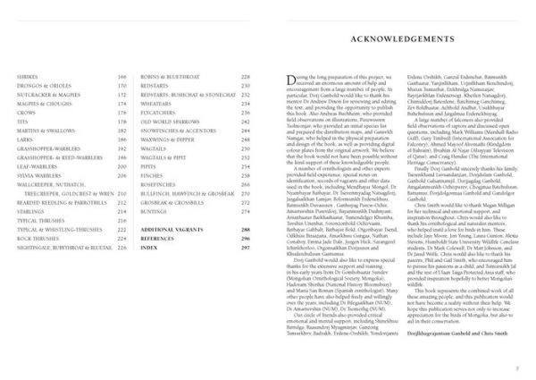 A Field Guide to the Birds of Mongolia