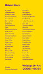 Alternative view 1 of Writings on Art 2006-2021