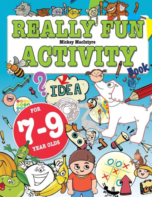 Really Fun Travel Activity Book For 5-7 Year Olds: Fun & educational  activity book for five to seven year old children (Activity Books For Kids)