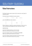 Alternative view 2 of Solitary Sudoku