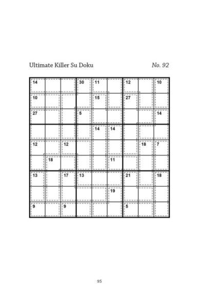 Ultimate Killer Su Doku Book 1: a deadly killer sudoku book for adults containing 200 puzzles