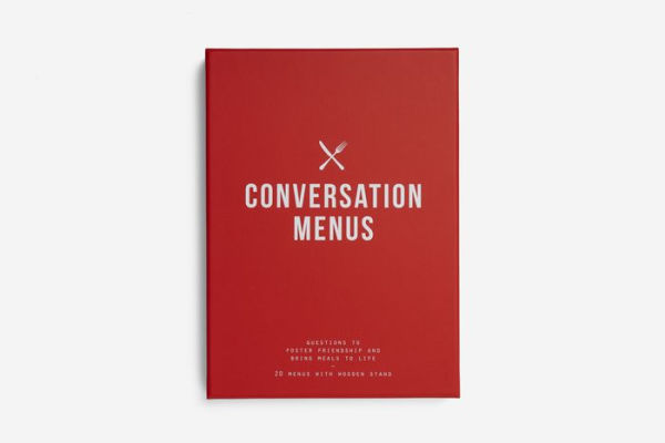 Conversation Menus Card Set: Questions to foster friendship and bring meals to life