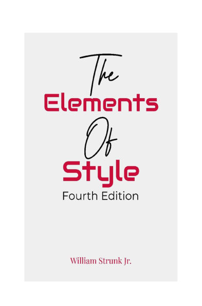 The Elements of Style, Fourth Edition