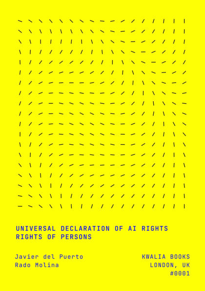 Universal Declaration of AI Rights: Rights of Persons