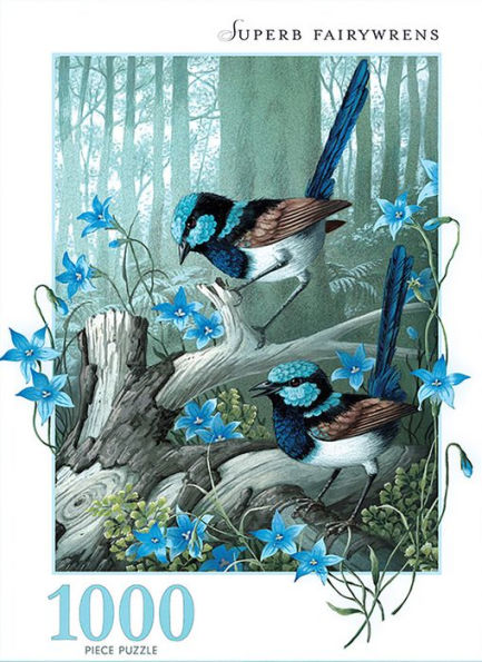 Superb Fairywrens: 1000 piece puzzle