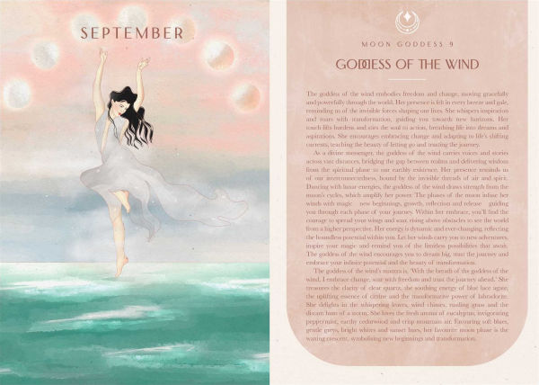 2026 Moon Goddess Planner Calendar: Northern Hemisphere