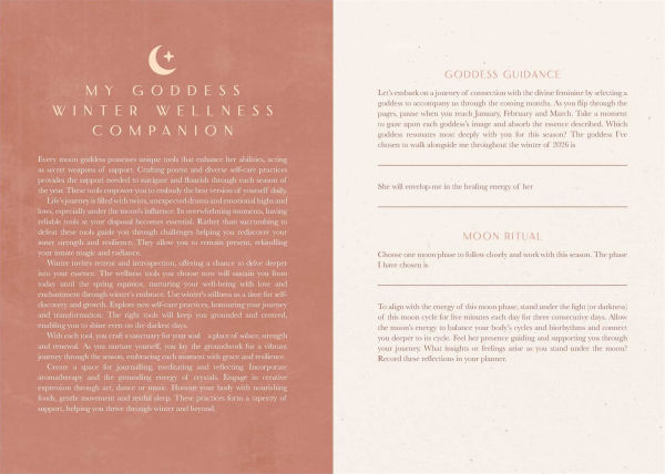 2026 Moon Goddess Planner Calendar: Northern Hemisphere
