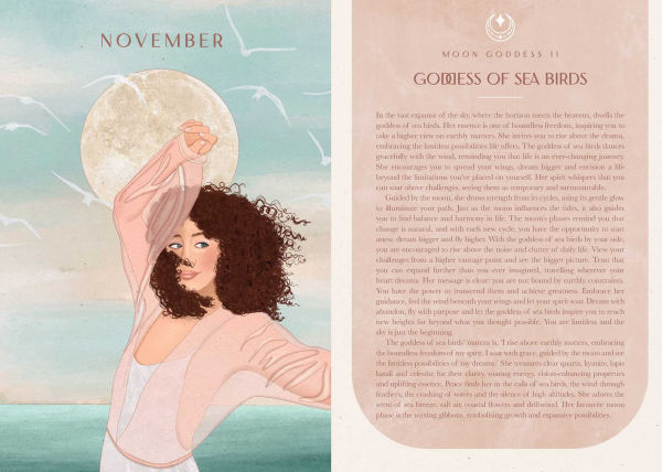 2026 Moon Goddess Planner Calendar: Northern Hemisphere