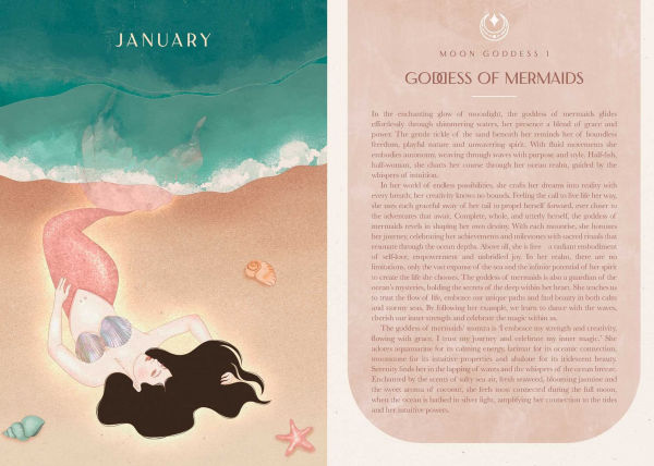 2026 Moon Goddess Planner Calendar: Northern Hemisphere