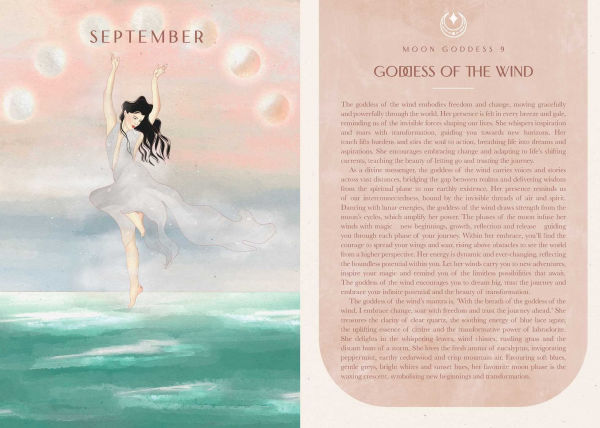 2026 Moon Goddess Planner Calendar: Northern Hemisphere
